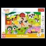 Puzzle 15 ramkowe Urocze Bobaski 3