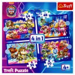 4 in 1 Puzzle 35, 48, 54, 70 Teile  Paw Patrol Film