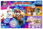 Primo GIANT Puzzle 15 Teile + Malvorlage Paw Patrol Film