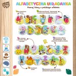 Zabawka drewniana Alfabetyczna układanka 61707