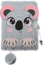 Pamiętnik z kłódką 3D włochacz A5 96k Sweet Koala