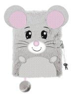 Pamiętnik z kłódką 3D włochacz A5 96k Mouse