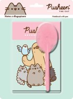 Zestaw długopis + notes Pusheen