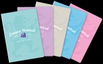Zeszyt A4 60k kratka Oxford campus pastel mix pakiet 5 sztuk