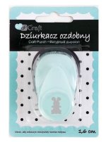 Dziurkacz ozdobny Zająć 1,6cm mix