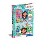 Puzzle 2 x 60 super color Gabby's dollhouse 24804