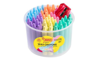 JOVI Voskovky Pastel 60 ks + oďż˝ezďż˝vatko