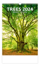 Trees/Bäume/Stromy - nástěnný kalendář 2024