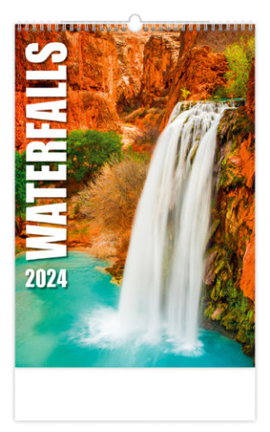 Waterfalls - nástěnný kalendář 2024