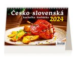 Česko-slovenská kuchařka/kuchárka - stolní kalendář 2024