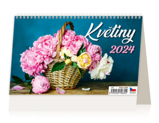 Květiny - stolní kalendář 2024