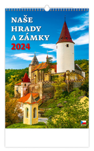 Naše hrady a zámky - nástěnný kalendář 2024