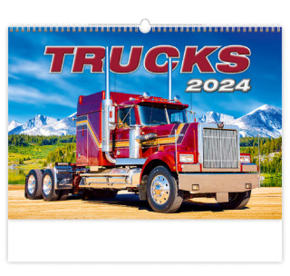 Trucks - nástěnný kalendář 2024