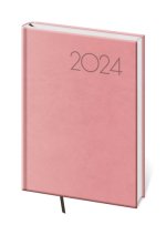 Diář 2024 denní A5 Print Pop - růžová
