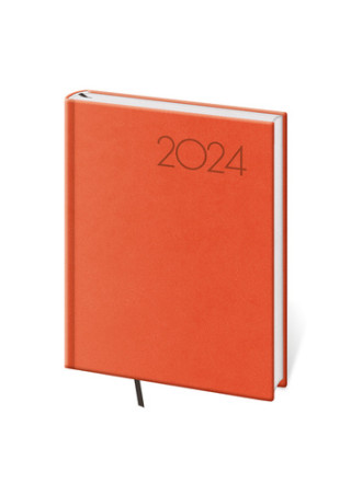 Diář 2024 denní B6 Print Pop - oranžová