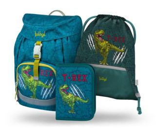 BAAGL Set 3 ks Airy - T-REX (aktovka, penďż˝l, sďż˝ďż˝ek)