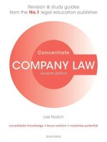 Company Law Concentrate Law Revision and Study Guide 7/e (Paperback)
