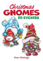 CHRISTMAS GNOMES 20 STICKERS