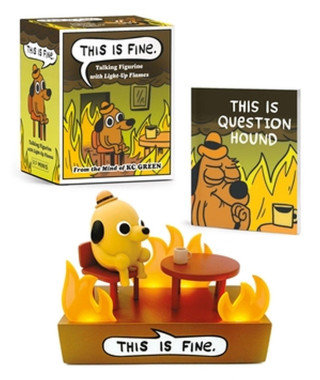 THIS IS FINE TALKING FIGURINE