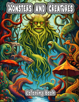 Monsters and Creatures Coloring Book