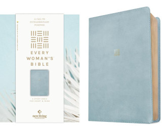 NLT Every Woman's Bible, Filament-Enabled Edition (Leatherlike, Sky Blue)