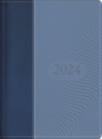 The Treasure of Wisdom - 2024 Executive Agenda - Two-Toned Blue: An Executive Themed Daily Journal and Appointment Book with an Inspirational Quotatio
