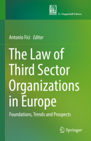 The Law of Third Sector Organizations in Europe