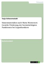 Sinnesmaterialien nach Maria Montessori. Gezielte Förderung der beeinträchtigten Funktionen bei Legasthenikern