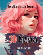Manga Malbuch für Mädchen