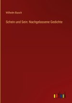 Schein und Sein: Nachgelassene Gedichte