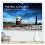 Maritime Momente (hochwertiger Premium Wandkalender 2024 DIN A2 quer), Kunstdruck in Hochglanz