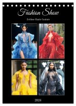 Fashion Show. Zeitlose Haute Cotoure (Tischkalender 2024 DIN A5 hoch), CALVENDO Monatskalender