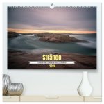 Urlaub Pur, 12 Strände aus 12 Ländern (hochwertiger Premium Wandkalender 2024 DIN A2 quer), Kunstdruck in Hochglanz