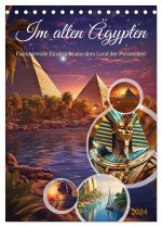 Im alten Ägypten (Tischkalender 2024 DIN A5 hoch), CALVENDO Monatskalender