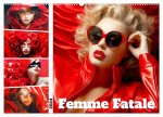 Femme Fatale. Portraits. Starke und schöne Frauen (Wandkalender 2024 DIN A2 quer), CALVENDO Monatskalender