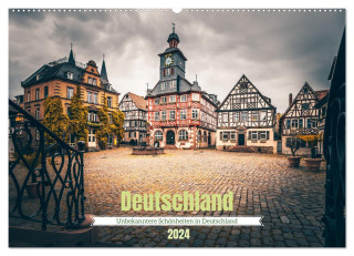 Unbekanntere Schönheiten in Deutschland (Wandkalender 2024 DIN A2 quer), CALVENDO Monatskalender