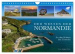 Der Westen der Normandie ? An den Küsten des Cotentin (Wandkalender 2024 DIN A4 quer), CALVENDO Monatskalender