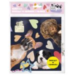 Pamiętnik świecący w ciemności z kłódką Cleo i Frank 40 (Pies)
