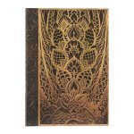 Chanin Rise (New York Deco) Midi Lined Hardback Journal (Elastic Band Closure)