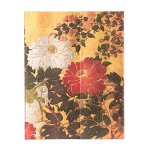 Natsu (Rinpa Florals) Ultra Unlined Hardback Journal (Wrap Closure)