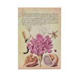Paperblanks Pink Carnation Mira Botanica Softcover Flexis MIDI Lined Elastic Band 176 Pg 100 GSM