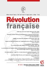 Annales historiques de la Révolution française Nº414 4/2023