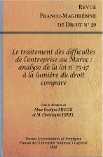 Le traitement des difficultés de l'entreprise au Maroc