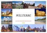 Welterbe - Kultur und Natur in Deutschland (Wandkalender 2024 DIN A3 quer), CALVENDO Monatskalender