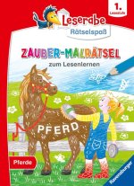 Leserabe Rätselspaß Zauber-Malrätsel: Pferde (1. Lesestufe)