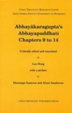 Abhayakaragupta's Abhayapaddhati Chapters 9 to 14