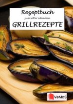 Rezeptbuch zum selber schreiben - Grillrezepte Motiv 9 - Gegrillte Aubergine