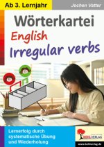 Wörterkartei English Irregular verbs