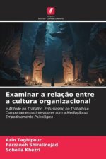 Examinar a relaç?o entre a cultura organizacional