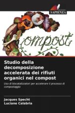 Studio della decomposizione accelerata dei rifiuti organici nel compost